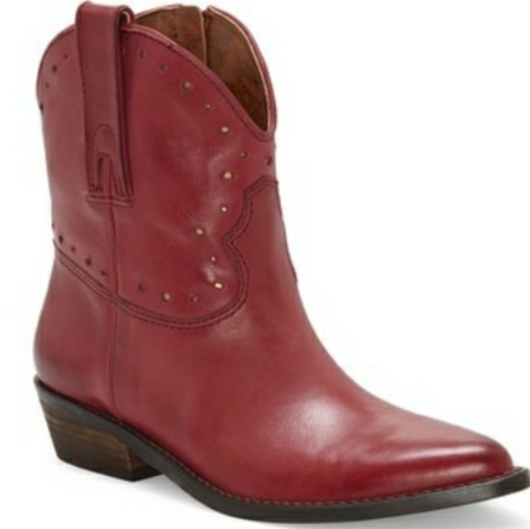 lucky brand red boots